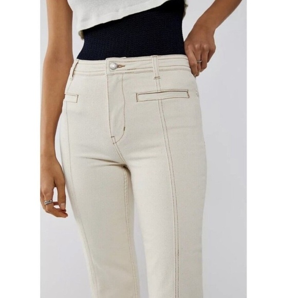 We The Free | Free People Women’s Firecracker Flare Jeans Size 32 Boho Rodeo - Picture 4 of 11